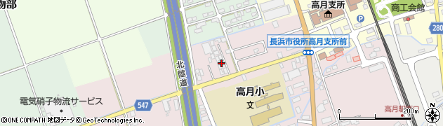 滋賀県長浜市高月町高月637周辺の地図
