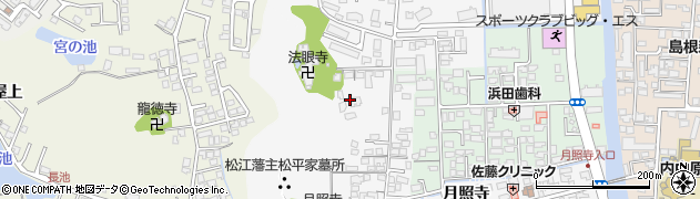島根県松江市外中原町鷹匠町340周辺の地図