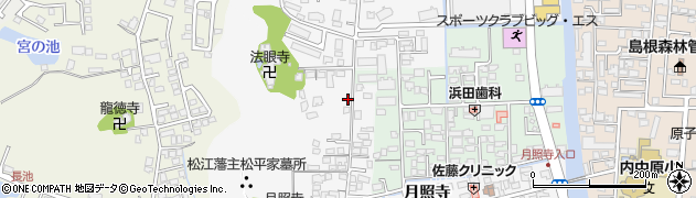島根県松江市外中原町鷹匠町150周辺の地図