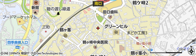神奈川県横浜市旭区鶴ケ峰周辺の地図