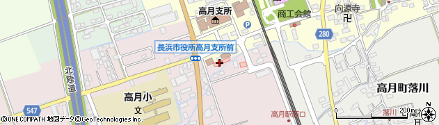 滋賀県長浜市高月町高月593周辺の地図