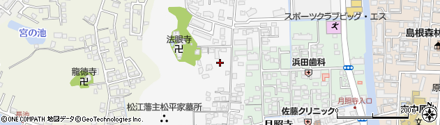 島根県松江市外中原町鷹匠町151周辺の地図