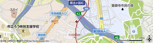 神奈川県横浜市保土ケ谷区岡沢町65周辺の地図