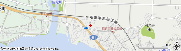 島根県松江市浜佐田町782周辺の地図