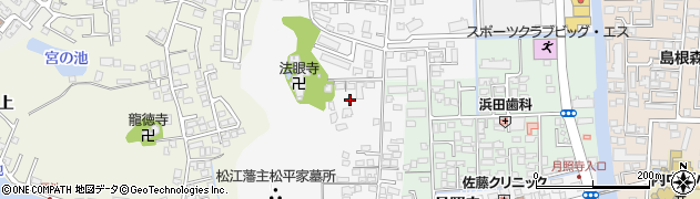 島根県松江市外中原町鷹匠町145周辺の地図