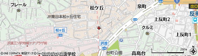神奈川県横浜市神奈川区松ケ丘72周辺の地図