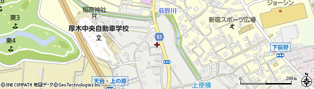 神奈川県厚木市及川1202周辺の地図