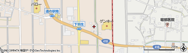 岐阜県加茂郡富加町羽生2138周辺の地図