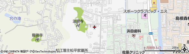 島根県松江市外中原町鷹匠町146周辺の地図