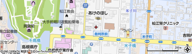 黒住教松江大教会所周辺の地図