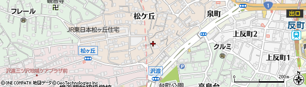 神奈川県横浜市神奈川区松ケ丘49周辺の地図