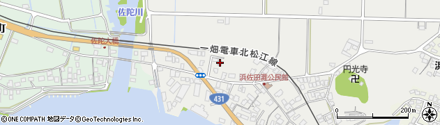 島根県松江市浜佐田町777周辺の地図
