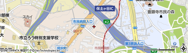 神奈川県横浜市保土ケ谷区岡沢町64周辺の地図