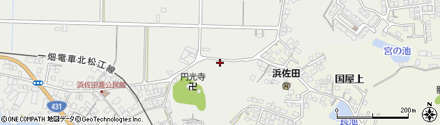 島根県松江市浜佐田町589周辺の地図