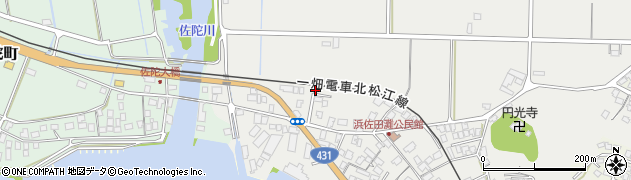 島根県松江市浜佐田町754周辺の地図