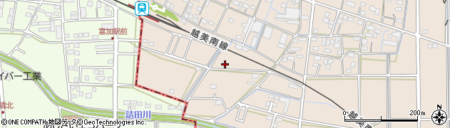 岐阜県加茂郡富加町羽生1742周辺の地図