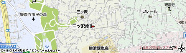 神奈川県横浜市神奈川区三ツ沢南町周辺の地図