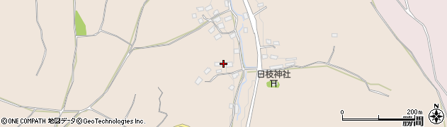 千葉県市原市勝間周辺の地図