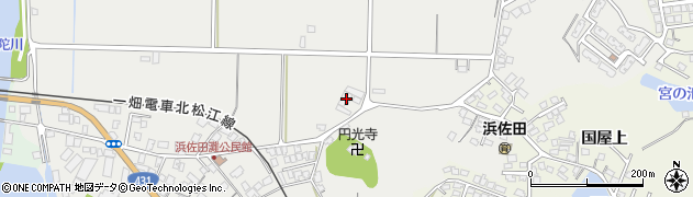 島根県松江市浜佐田町680周辺の地図