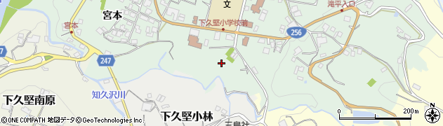 長野県飯田市下久堅周辺の地図