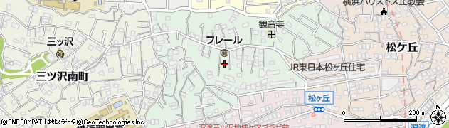 神奈川県横浜市神奈川区三ツ沢東町周辺の地図