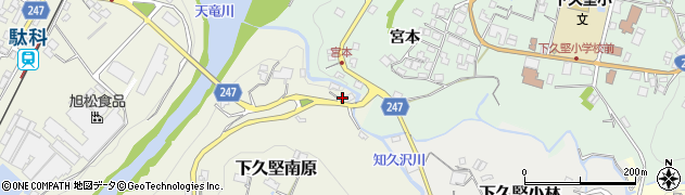 長野県飯田市下久堅南原6周辺の地図