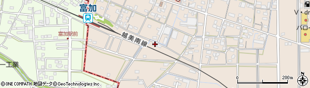 岐阜県加茂郡富加町羽生1586周辺の地図