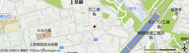 神奈川県大和市上草柳周辺の地図