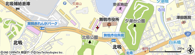 舞鶴市政記念館周辺の地図