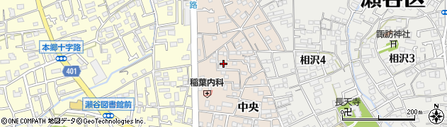 神奈川県横浜市瀬谷区中央27周辺の地図