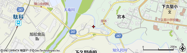 長野県飯田市下久堅南原4周辺の地図