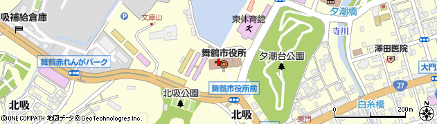 舞鶴市立駐車場七条海岸駐車場周辺の地図