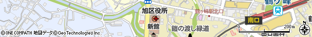 神奈川県横浜市旭区周辺の地図