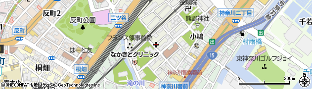 神奈川県横浜市神奈川区神奈川本町周辺の地図