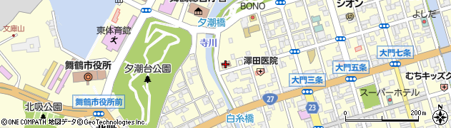 近畿財務局　舞鶴出張所管財課周辺の地図