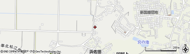 島根県松江市浜佐田町534周辺の地図