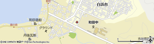 京都府舞鶴市白浜台635周辺の地図
