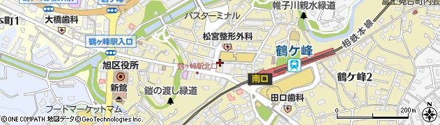 珈琲館 鶴ヶ峰店周辺の地図