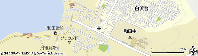 京都府舞鶴市白浜台649周辺の地図