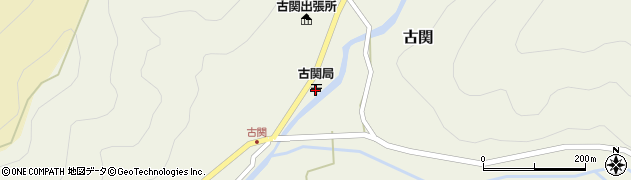 古関郵便局周辺の地図