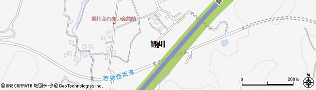 福井県小浜市鯉川周辺の地図