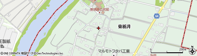 岐阜県美濃加茂市下米田町（東栃井）周辺の地図