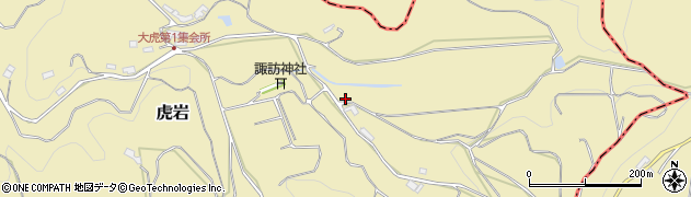 長野県飯田市虎岩1524周辺の地図