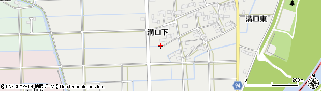岐阜県岐阜市溝口下91周辺の地図
