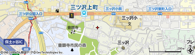 神奈川県横浜市神奈川区三ツ沢南町22周辺の地図