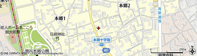 神奈川県横浜市瀬谷区本郷周辺の地図