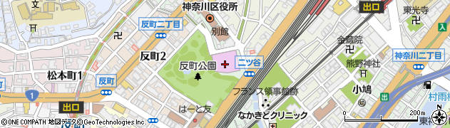横浜銀行アイスアリーナ（神奈川スケートリンク）周辺の地図