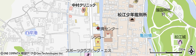島根県松江市黒田町433周辺の地図