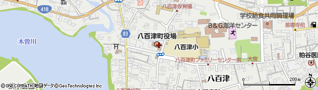 八百津町役場周辺の地図