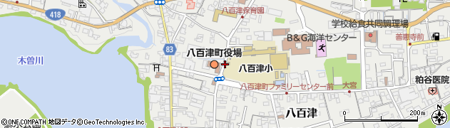 八百津小学校周辺の地図